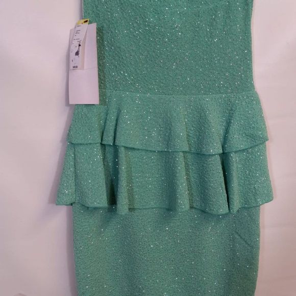 Emerald Sundae Club Mint Green Strapless Cocktail Mini Dress Size Small Juniors - Picture 8 of 8